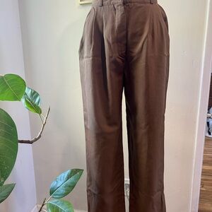 Women's Vintage Brown Chinos